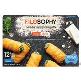 Load image into Gallery viewer, Filosophy spanakopita (spinach &amp; feta cheese) mini rolls 454g