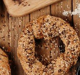 Load image into Gallery viewer, Bread ring wholegrain (koulouri) 90gr (pack of 5) - Hellenic Grocery (6878835572943)