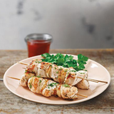 Load image into Gallery viewer, Bikre handmade marinated chicken breast souvlaki 100g (Pack of 10)